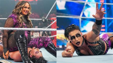 nia jax banzai drop|Nia Jax annihilates Rhea Ripley in a brutal post.